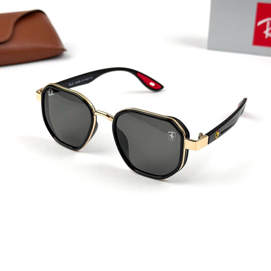 Ray Ban Geometric Scuderia Ferrari b - Golden Black - Giiz store