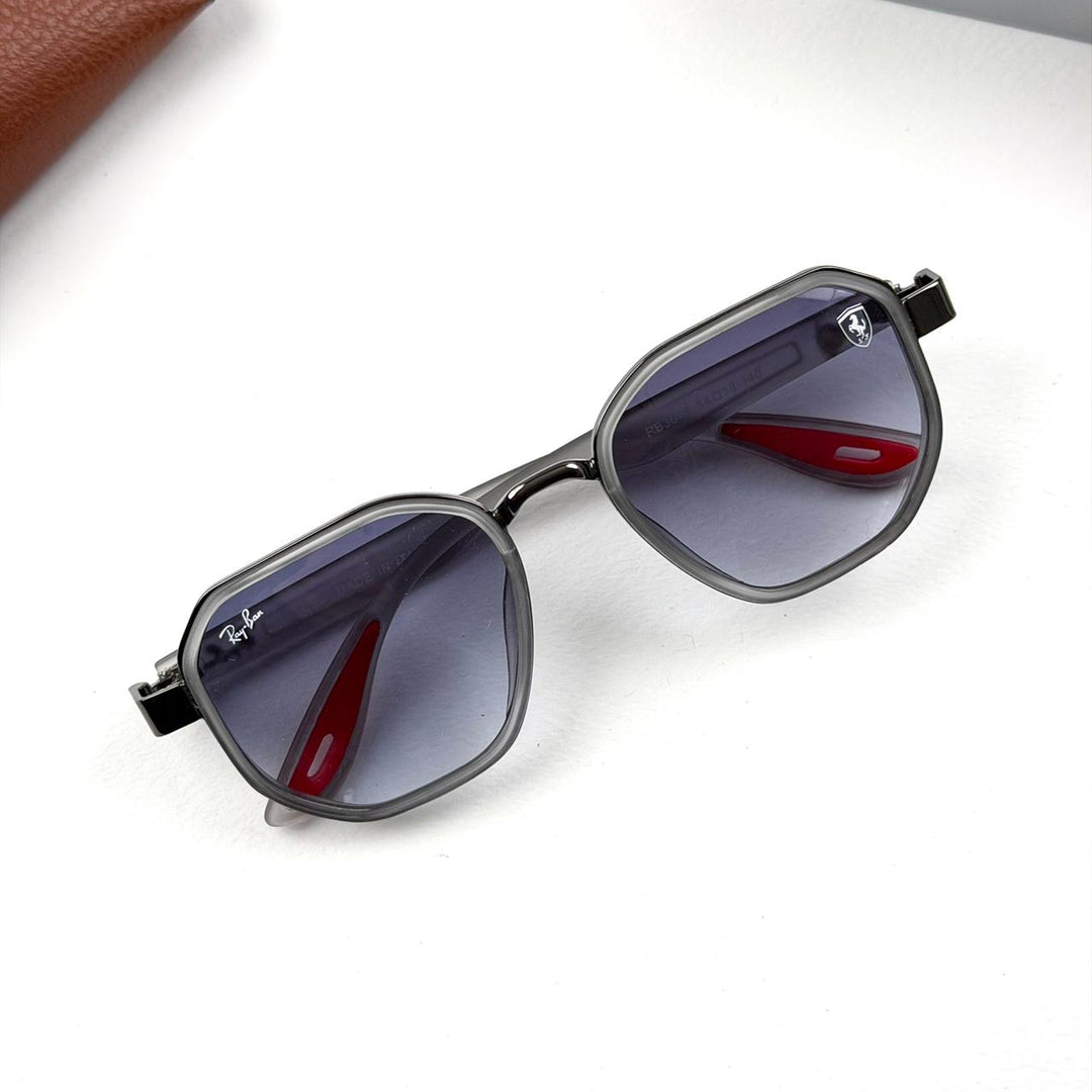 Ray Ban Geometric Scuderia Ferrari b - Gray Blue - Giiz store