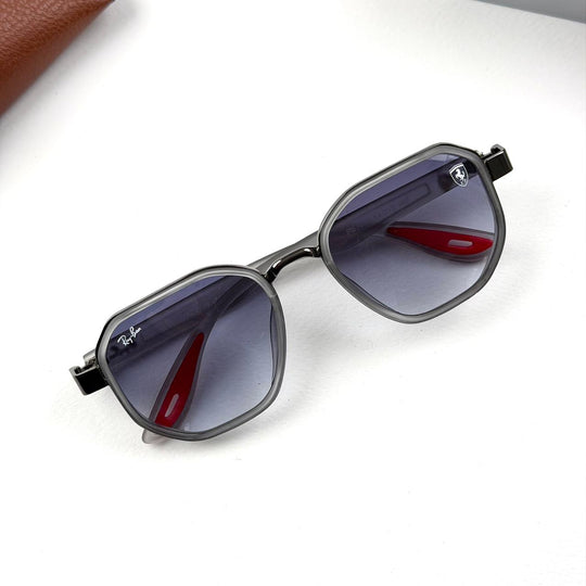 Ray Ban Geometric Scuderia Ferrari b - Gray Blue - Giiz store