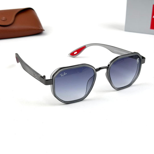 Ray Ban Geometric Scuderia Ferrari b - Gray Blue - Giiz store