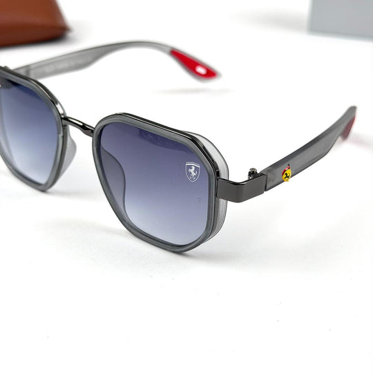 Ray Ban Geometric Scuderia Ferrari b - Gray Blue - Giiz store