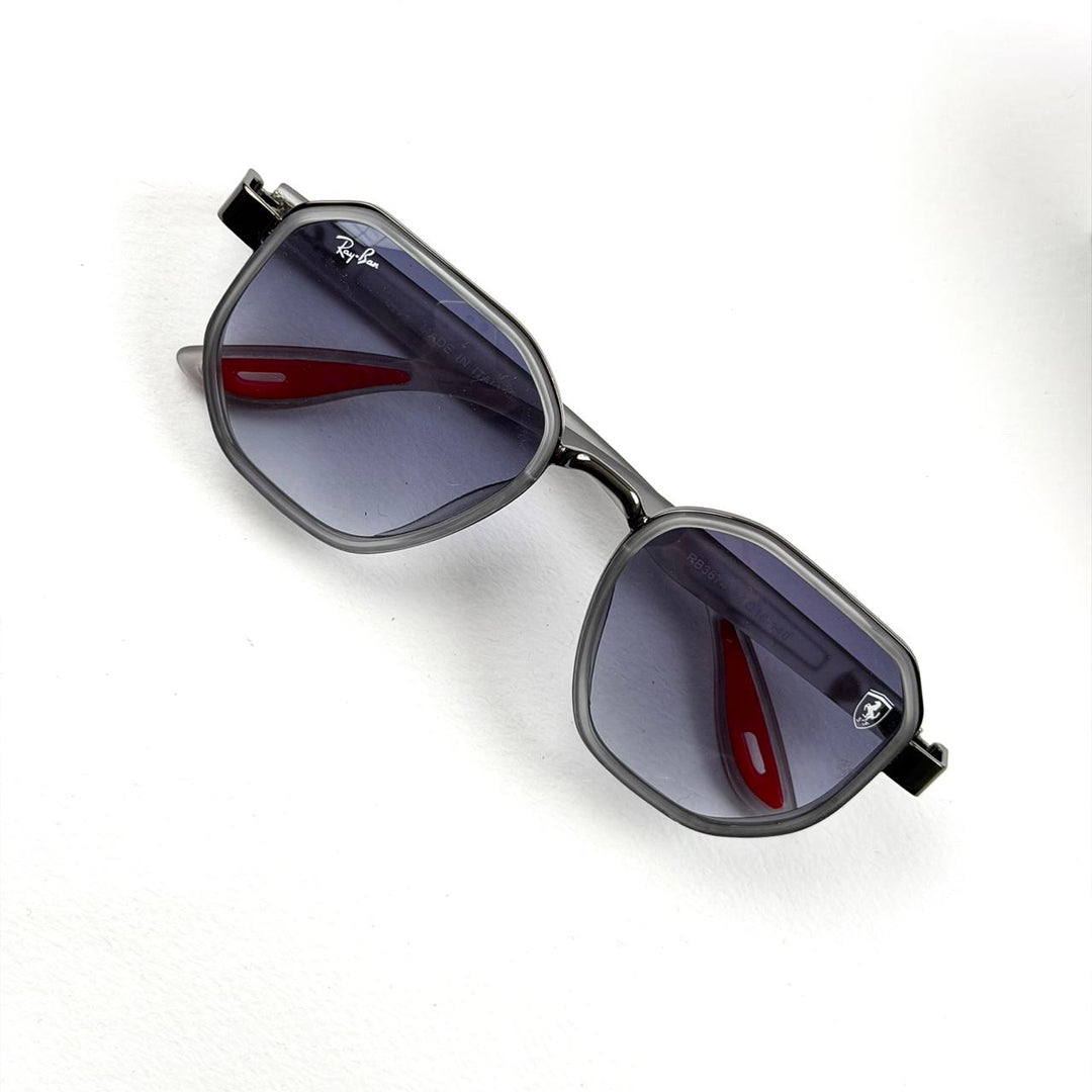 Ray Ban Geometric Scuderia Ferrari b - Gray Blue - Giiz store