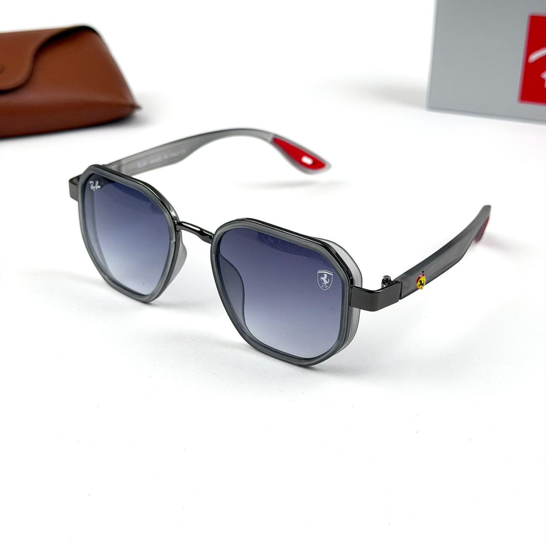 Ray Ban Geometric Scuderia Ferrari b - Gray Blue - Giiz store