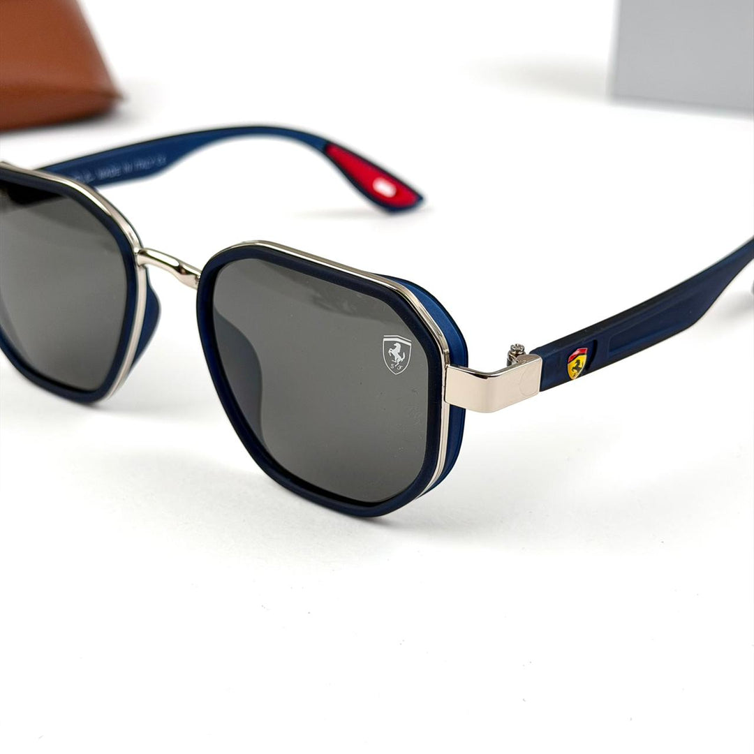 Ray Ban Geometric Scuderia Ferrari b - Silver Navy - Giiz store