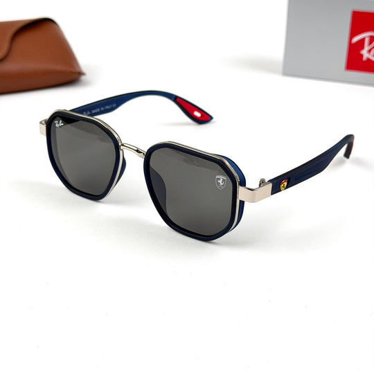 Ray Ban Geometric Scuderia Ferrari b - Silver Navy - Giiz store