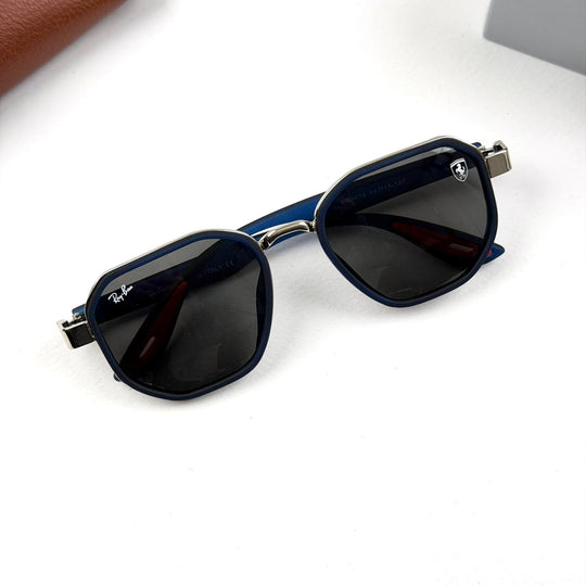 Ray Ban Geometric Scuderia Ferrari b - Silver Navy - Giiz store