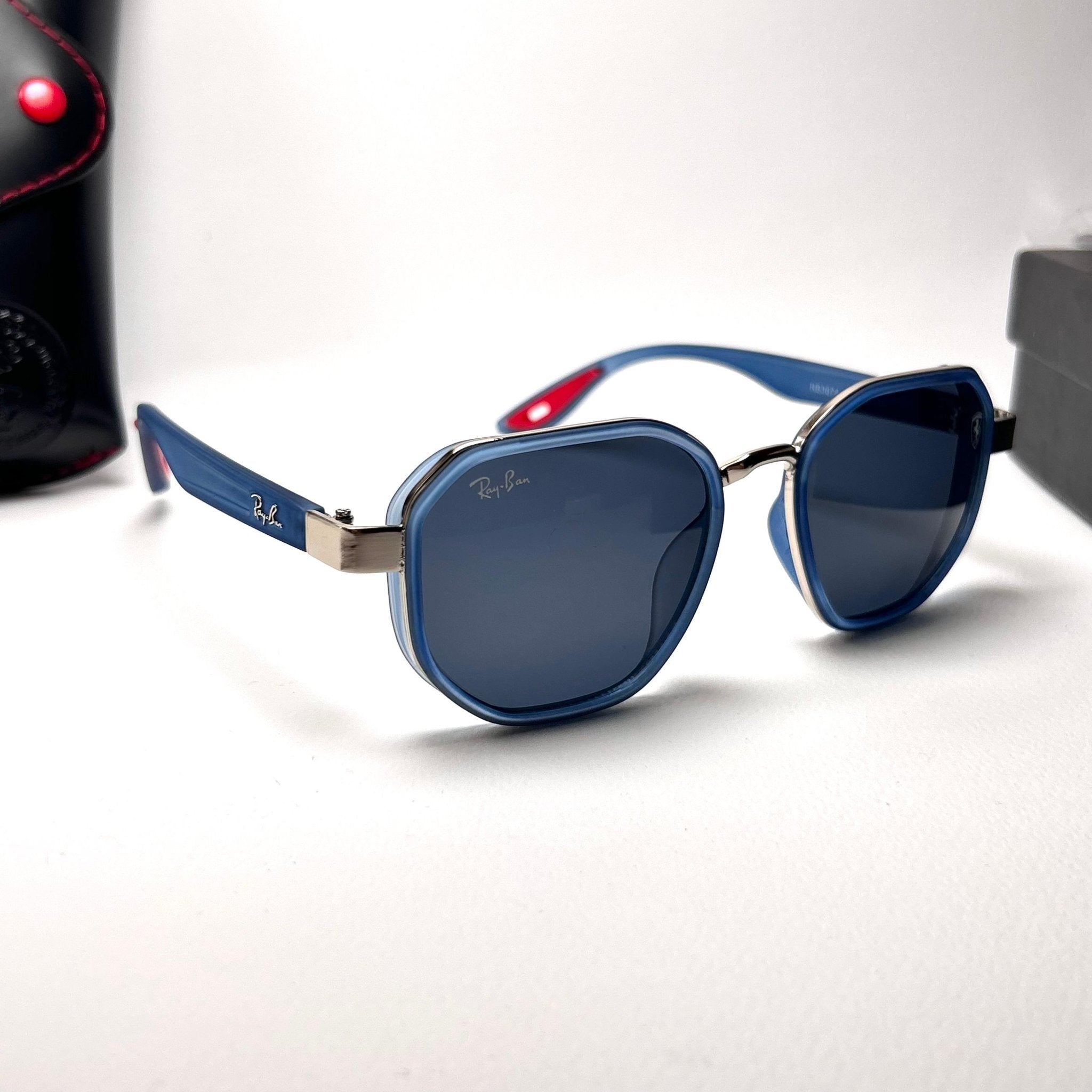 Ray Ban Geometric Scuderia Ferrari - Blue - Giiz store