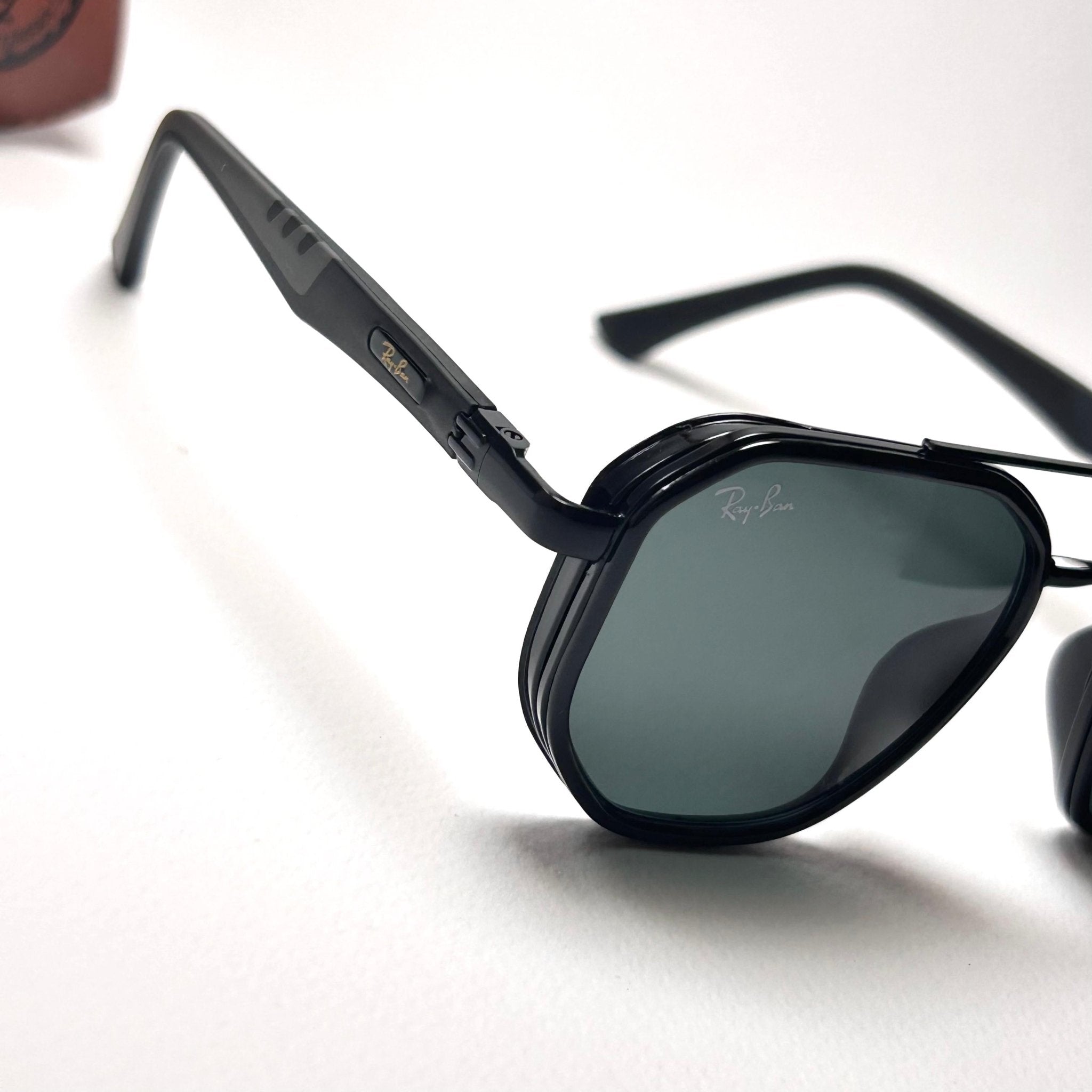 Ray Ban Hexagonal Double Bridges RB5825 - Black Gray - Giiz store