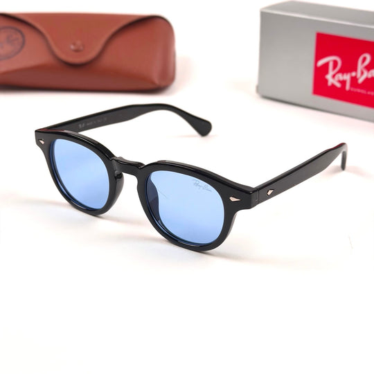 Ray Ban RB2180 Round – Black Blue Mirror - Giiz store