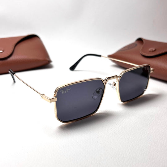 Ray Ban Rectangular - Golden Black - Giiz store