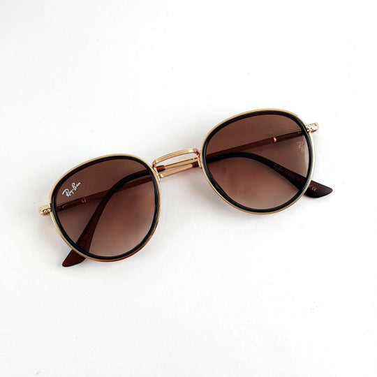 Ray Ban Round 299 - Brown - Giiz store