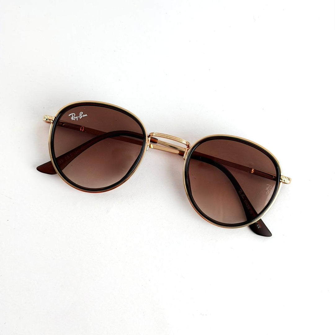 Ray Ban Round 299 - Brown - Giiz store