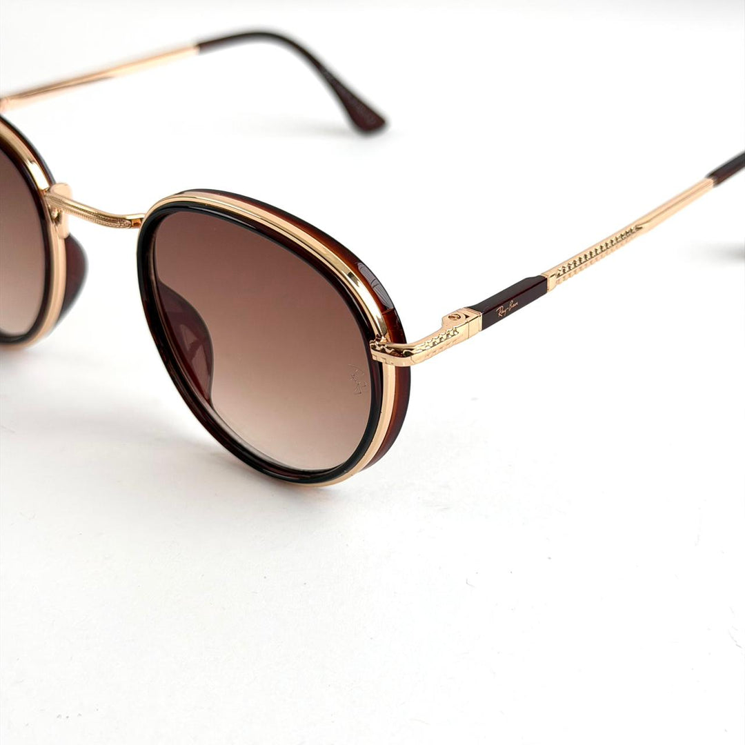 Ray Ban Round 299 - Brown - Giiz store