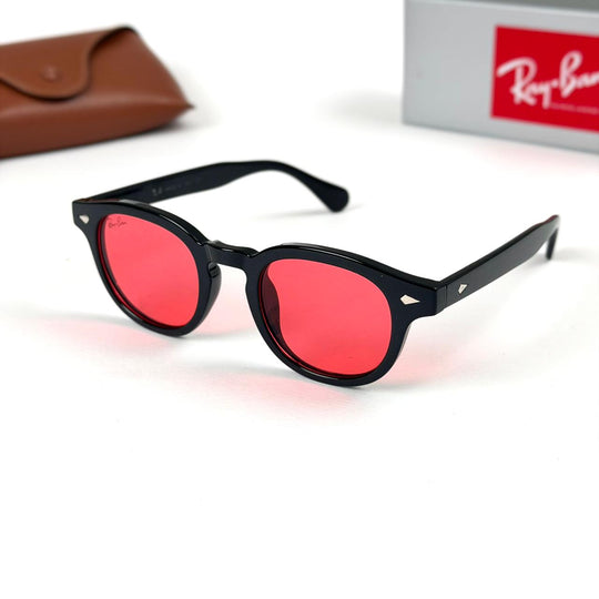 Ray Ban Round Classic MoStyle - Black Red - Giiz store