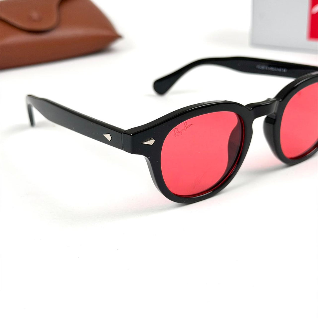 Ray Ban Round Classic MoStyle - Black Red - Giiz store
