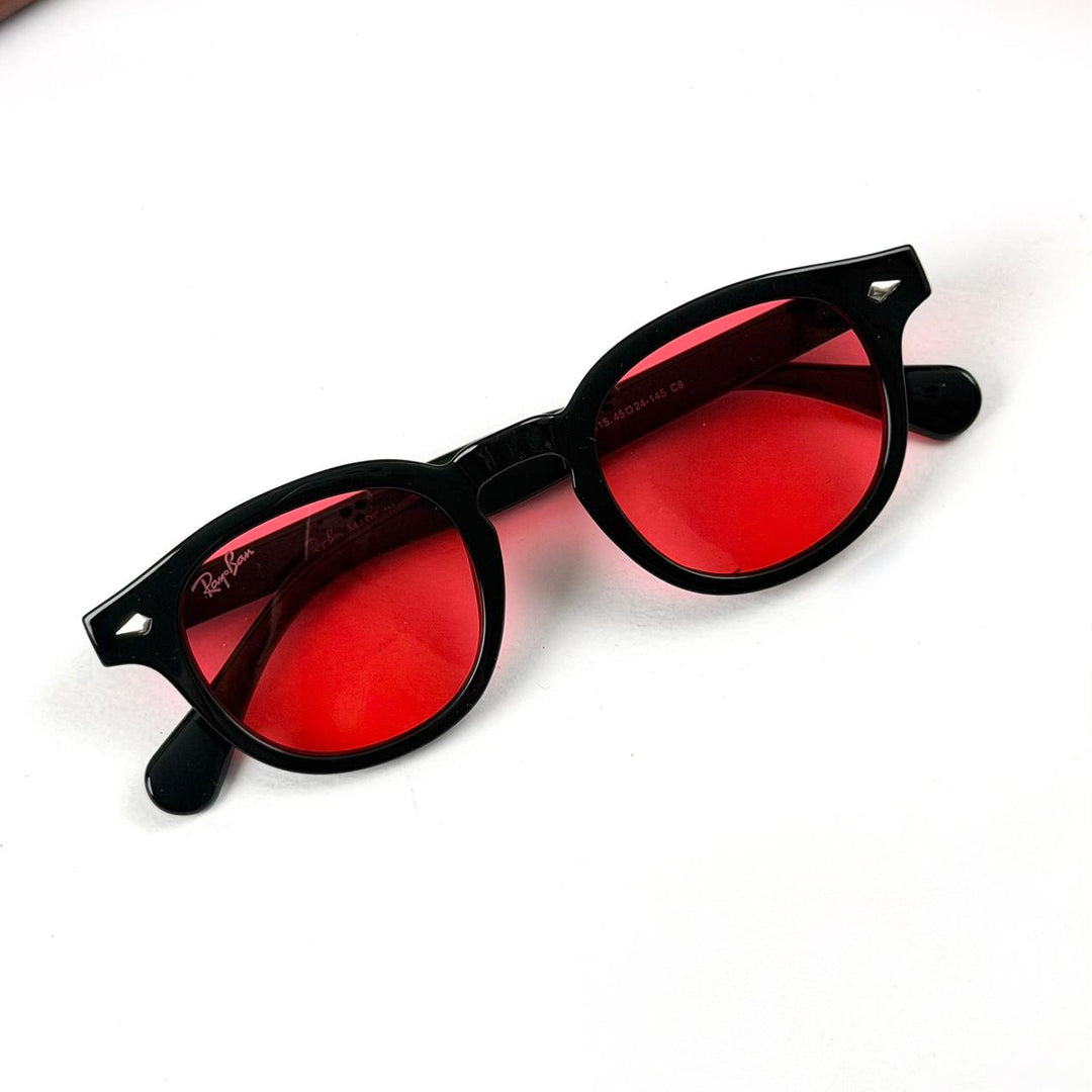 Ray Ban Round Classic MoStyle - Black Red - Giiz store