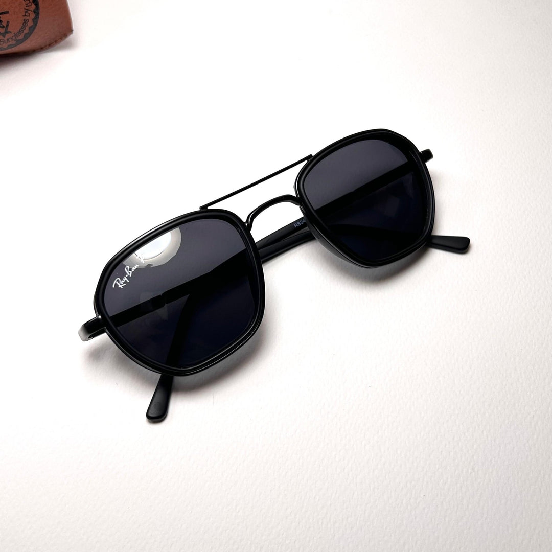 Ray Ban Round Polarized RB24009 - Full Black - Giiz store