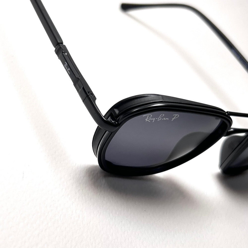 Ray Ban Round Polarized RB24009 - Full Black - Giiz store