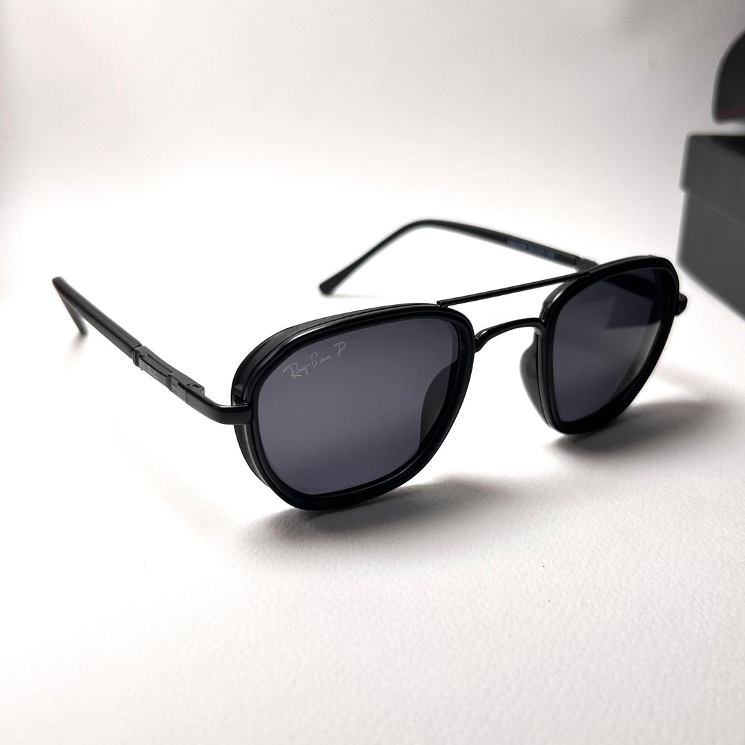 Ray Ban Round Polarized RB24009 - Full Black - Giiz store