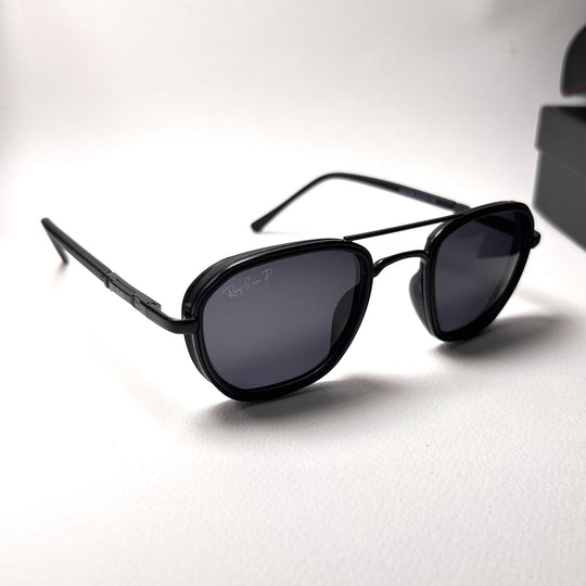 Ray Ban Round Polarized RB24009 - Full Black - Giiz store