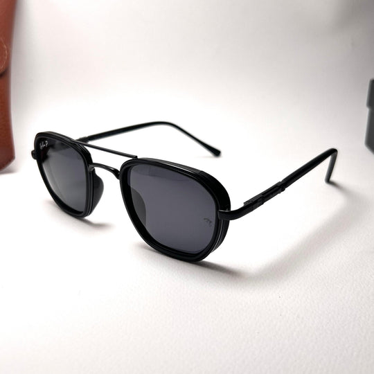 Ray Ban Round Polarized RB24009 - Full Black - Giiz store