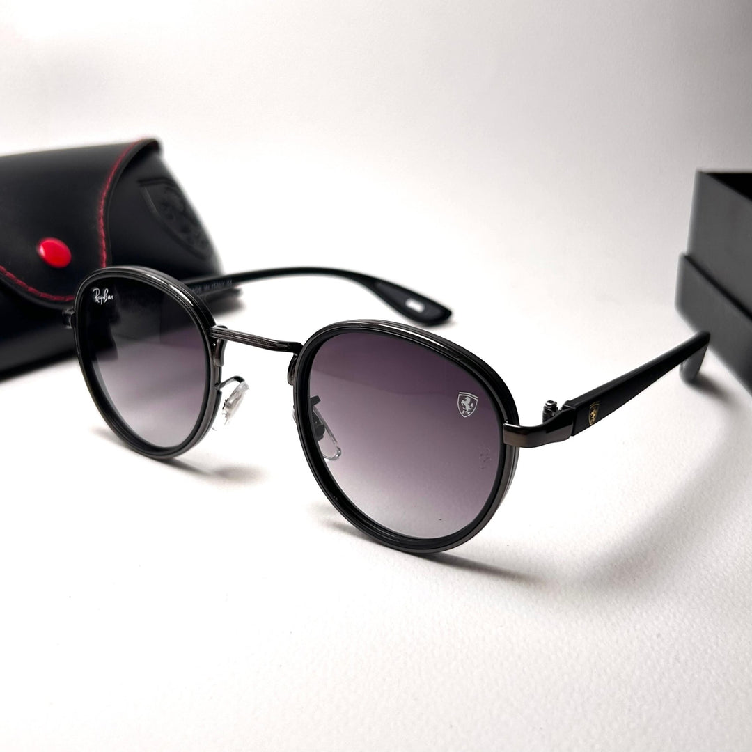 Ray Ban Scuderia Ferrari Round - Gray Matte - Giiz store