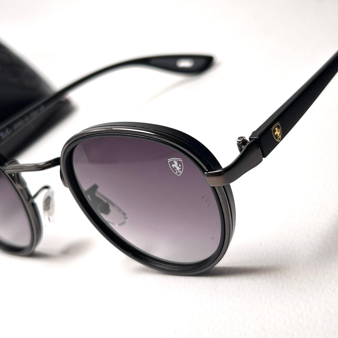 Ray Ban Scuderia Ferrari Round - Gray Matte - Giiz store