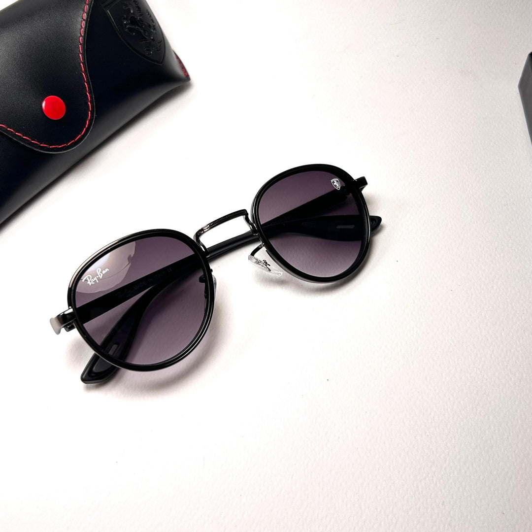Ray Ban Scuderia Ferrari Round - Gray Matte - Giiz store