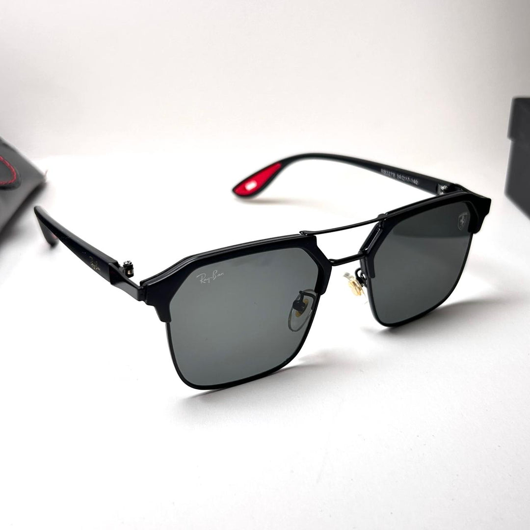 Ray Ban Scuderia Ferrari Squarish RB3279 - Black - Giiz store