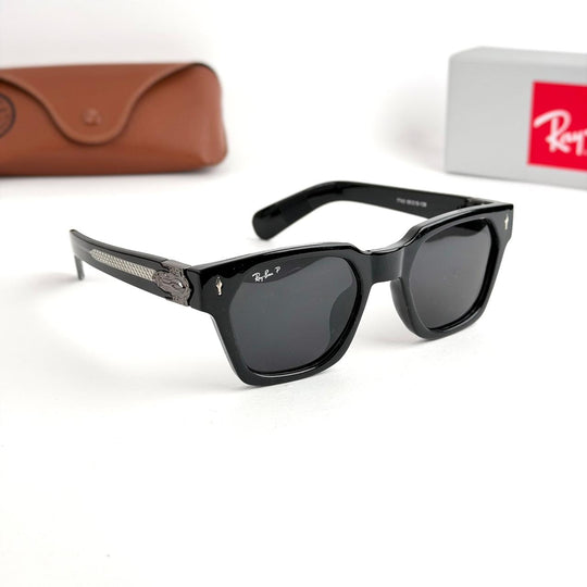 Ray Ban Square – Black / Dark Grey Lenses - Giiz store