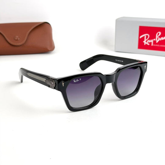 Ray Ban Square – Black / Purple Gradient Lenses - Giiz store