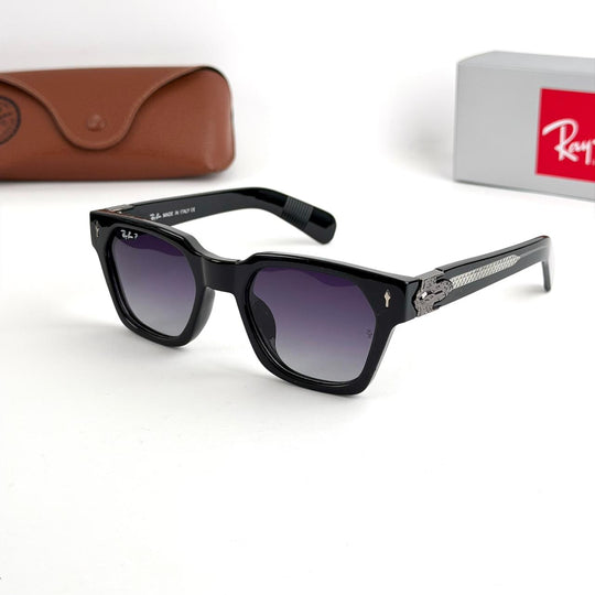 Ray Ban Square – Black / Purple Gradient Lenses - Giiz store