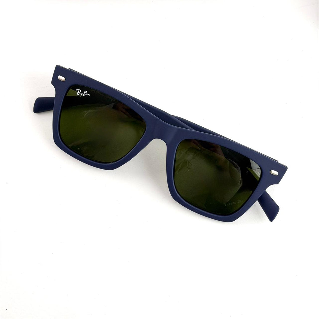 Ray Ban Square – Matte Navy Blue / Green Lenses - Giiz store