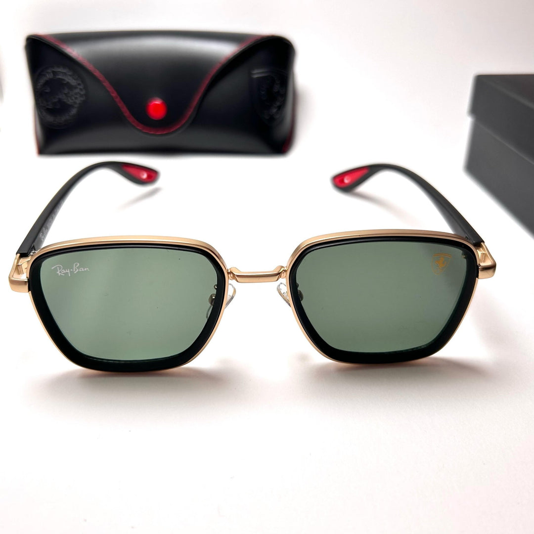 Ray Ban Squarish Scuderia Ferrari - Oily Green - Giiz store