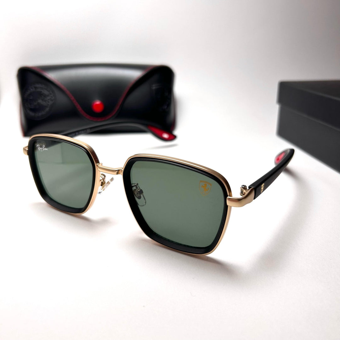 Ray Ban Squarish Scuderia Ferrari - Oily Green - Giiz store