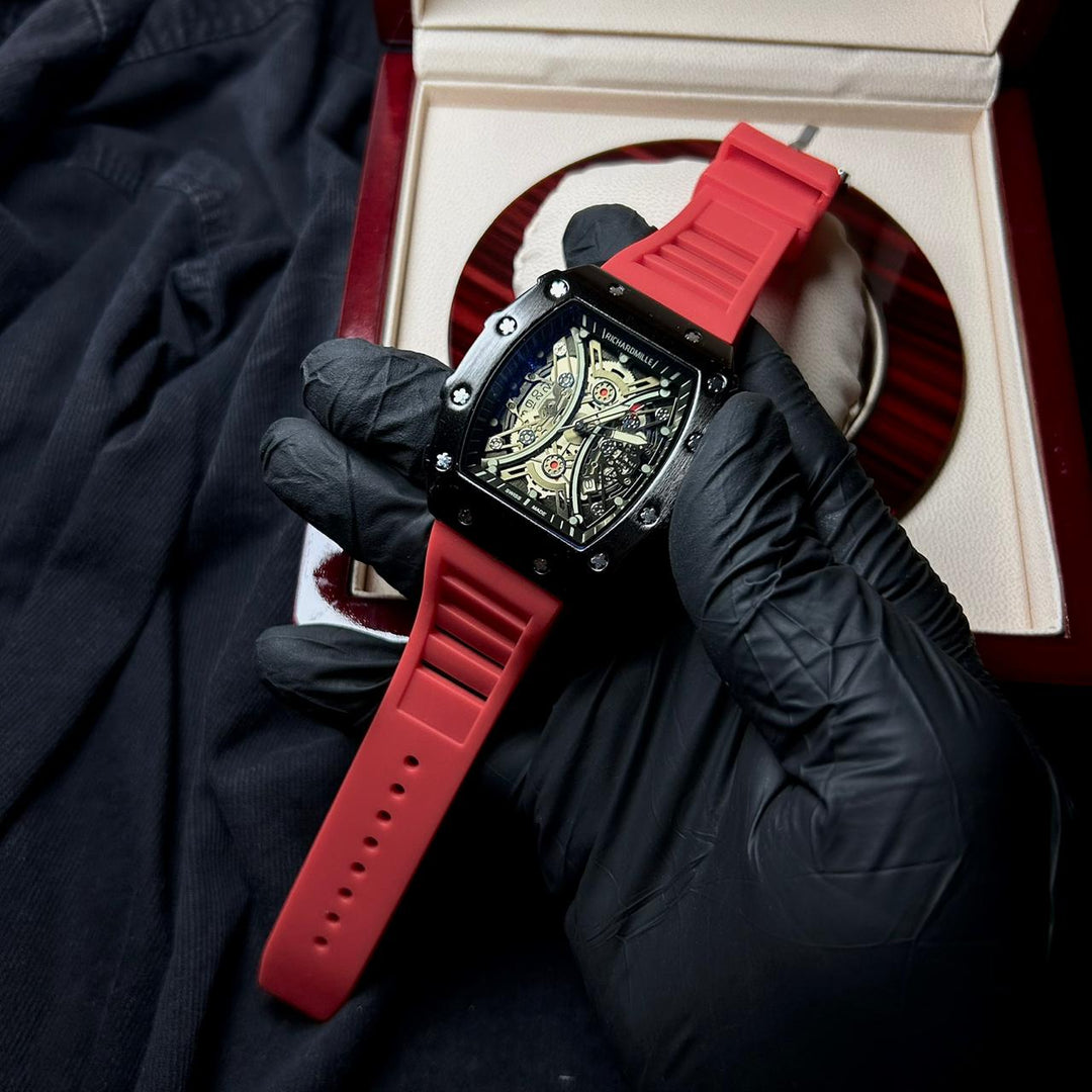Richard Mille RM 035 Skeleton – Red - Giiz store