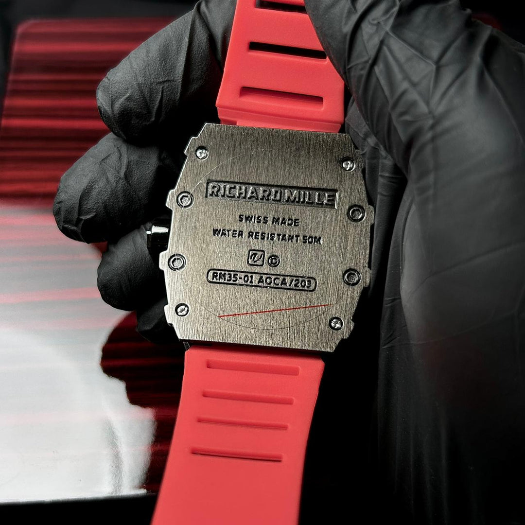 Richard Mille RM 035 Skeleton – Red - Giiz store