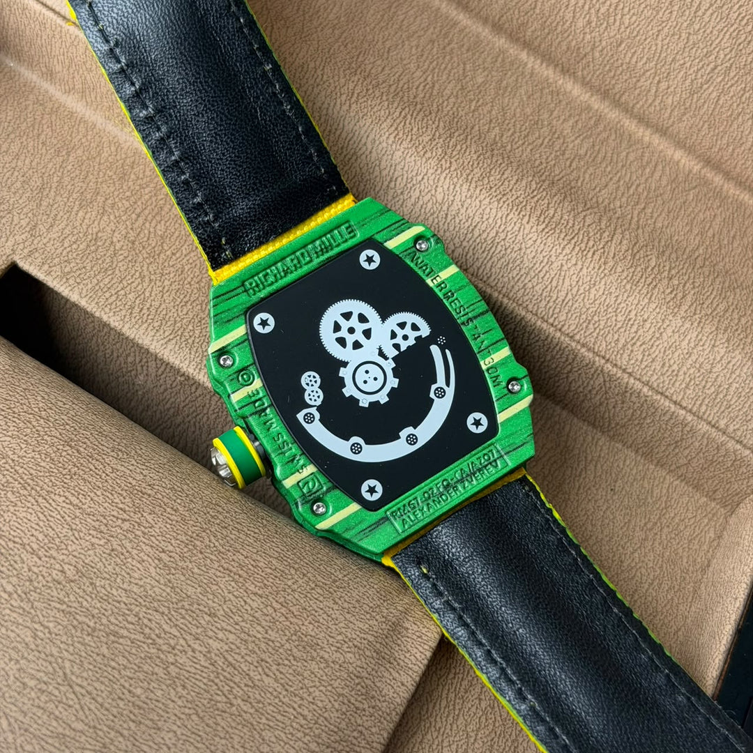 Richard Mille RM 67-02 Inspired Green &amp; Yellow Edition - Giiz store
