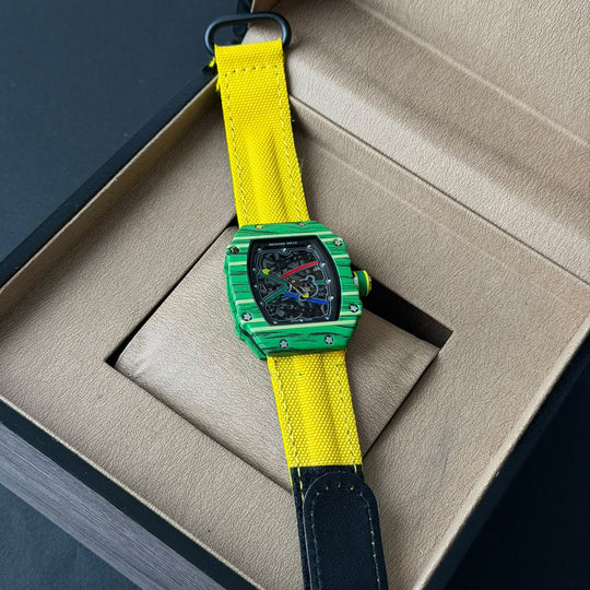 Richard Mille RM 67-02 Inspired Green &amp; Yellow Edition - Giiz store