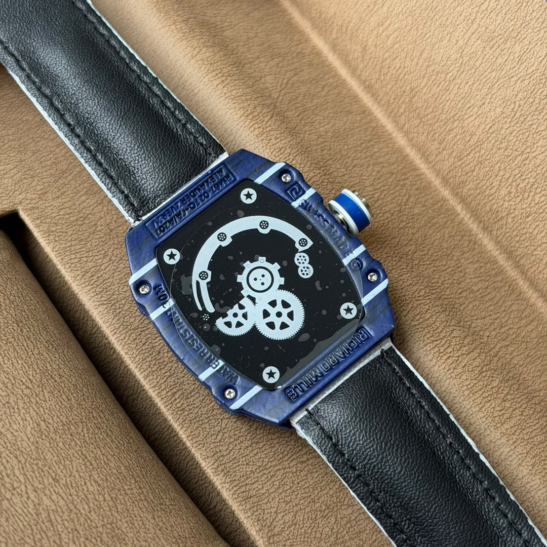 Richard Mille RM 67-02 Skeleton – Blue &amp; White Edition - Giiz store