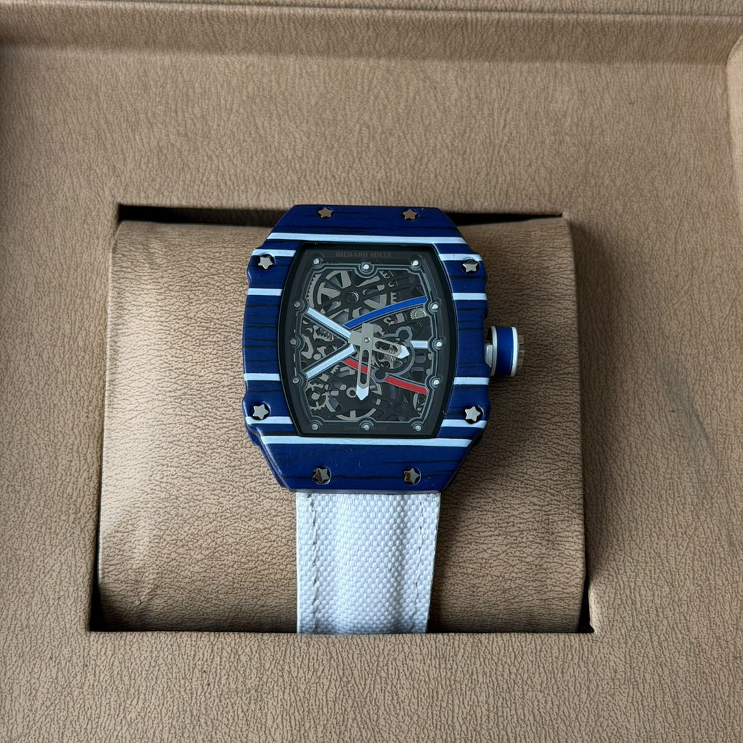 Richard Mille RM 67-02 Skeleton – Blue & White Edition - Giiz store