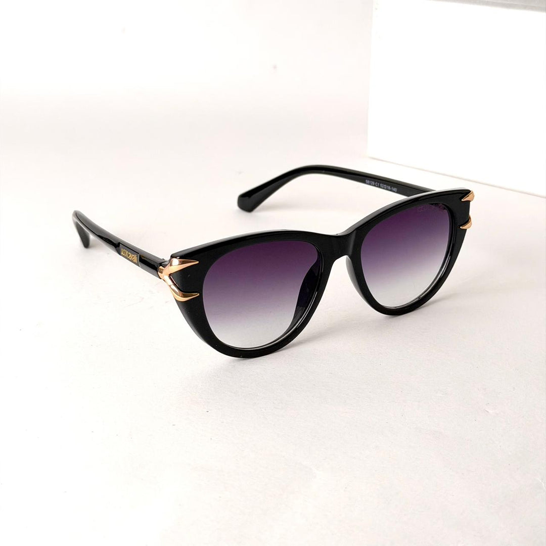 Roberto Cavalli Cat-Eye – Black &amp; Gold - Giiz store