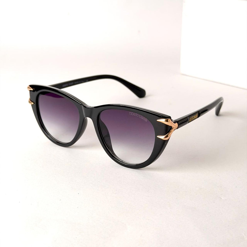 Roberto Cavalli Cat-Eye – Black & Gold - Giiz store