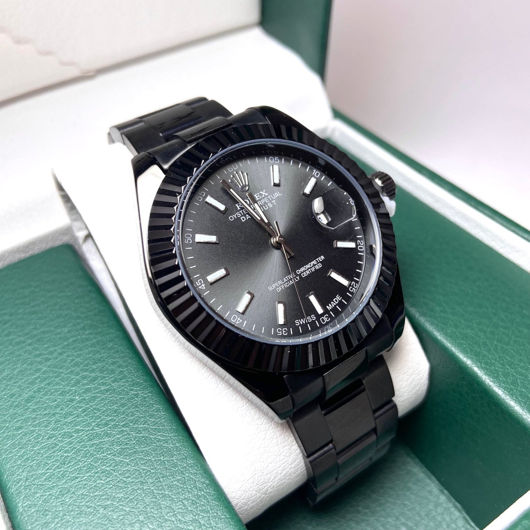 Rolex Date Just Classic For Him - Full Black - Giiz store