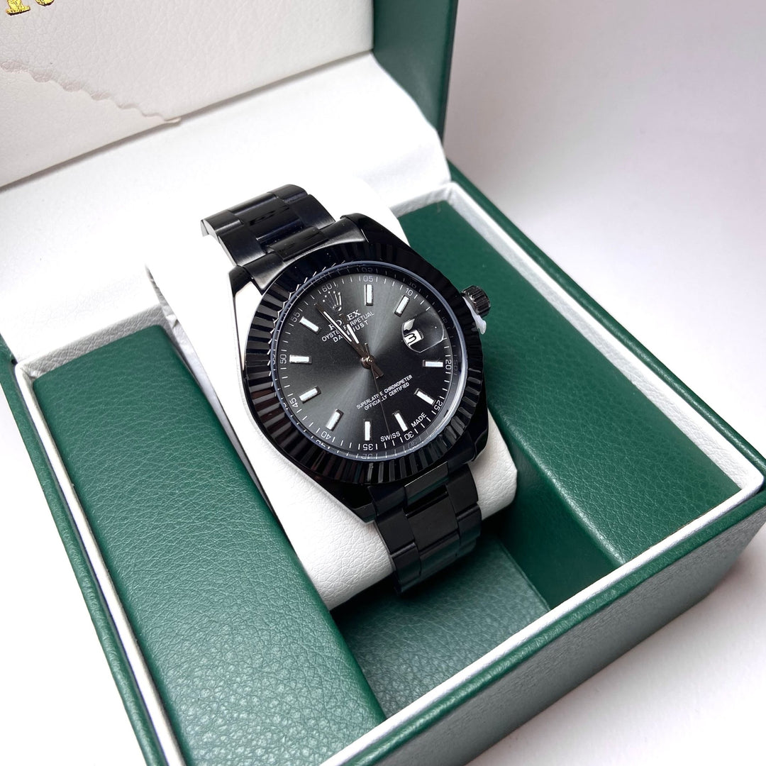 Rolex Date Just Classic For Him - Full Black - Giiz store