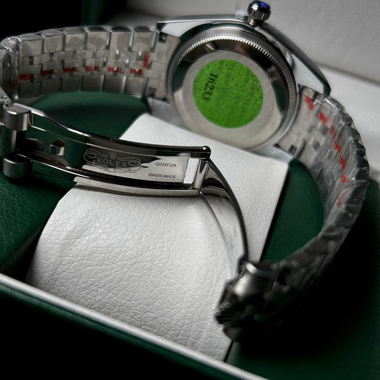 Rolex Date Just For Him - Silver Green - Giiz store