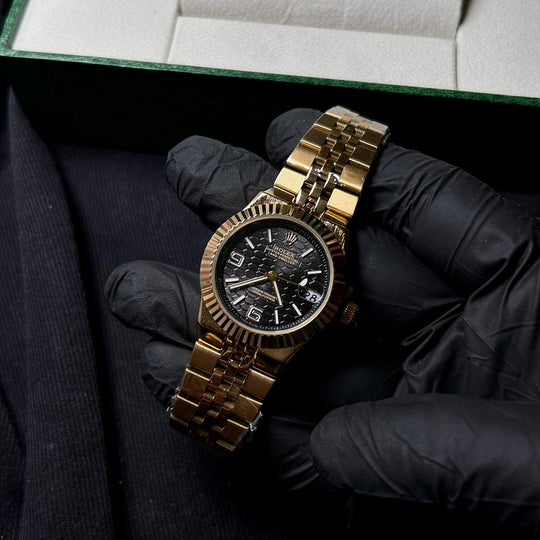Rolex Datejust 41 Automatic For Her - Golden Black - Giiz store
