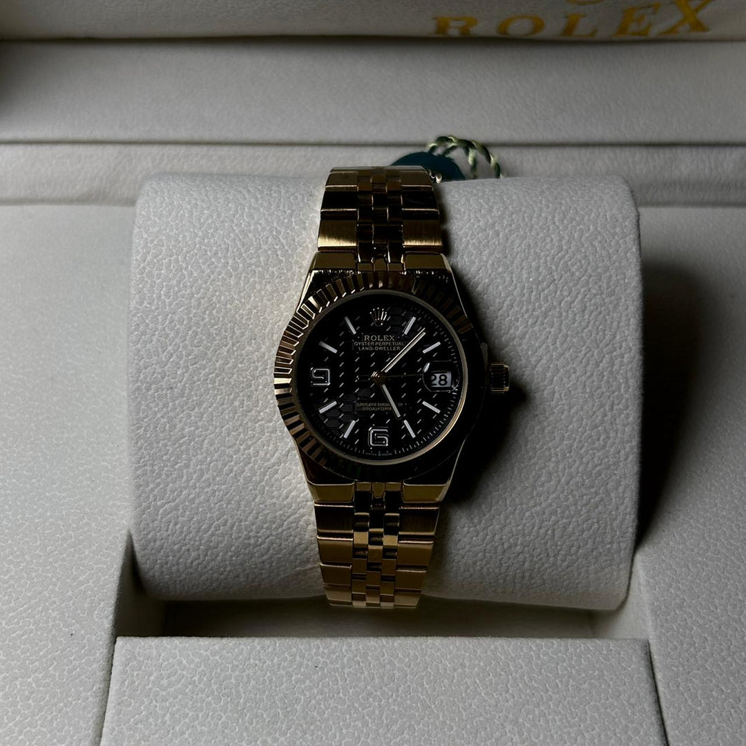 Rolex Datejust 41 Automatic For Her - Golden Black - Giiz store