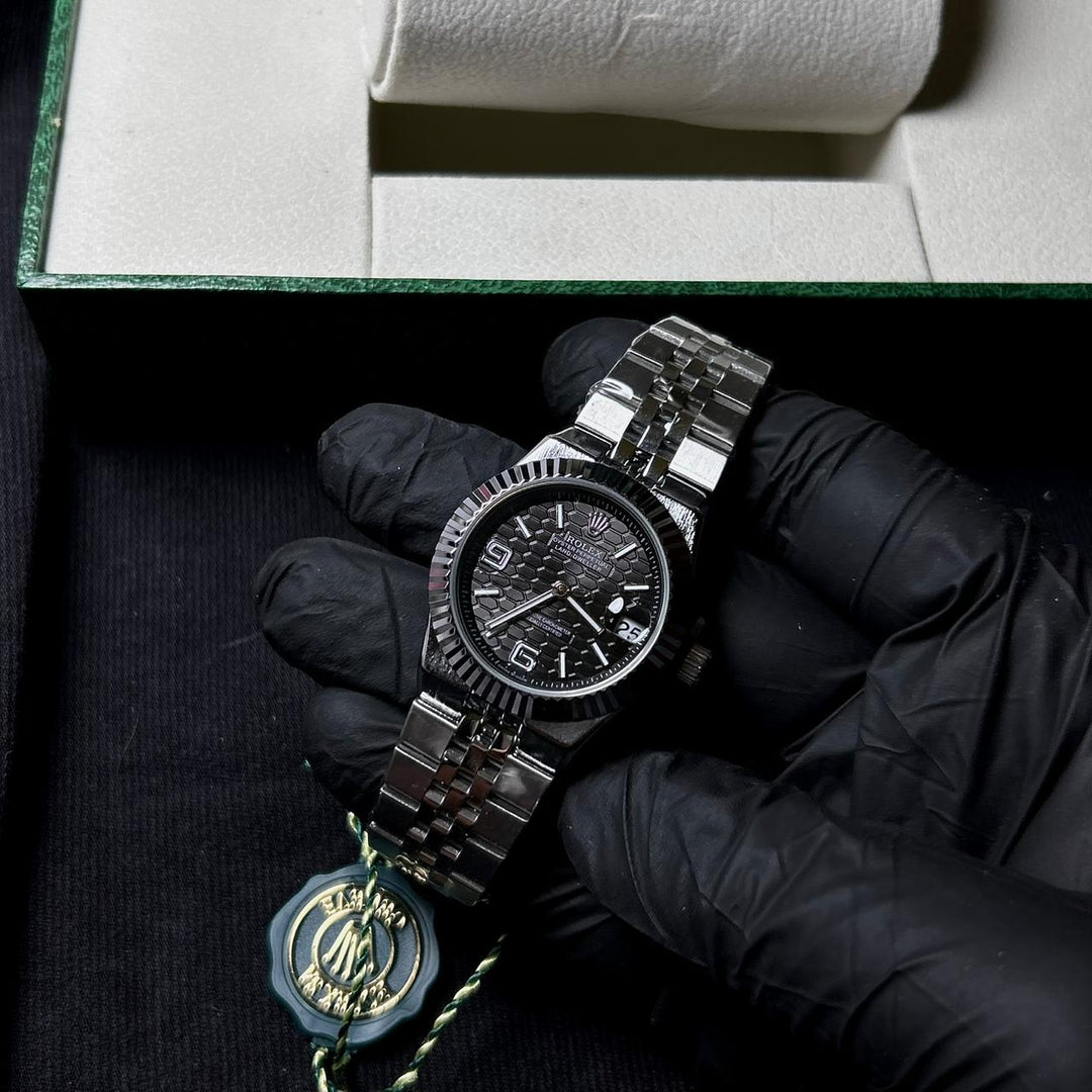 Rolex Datejust 41 Automatic For Her - Silver Black - Giiz store