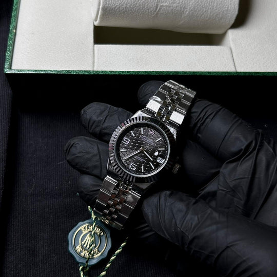 Rolex Datejust 41 Automatic For Her - Silver Black - Giiz store